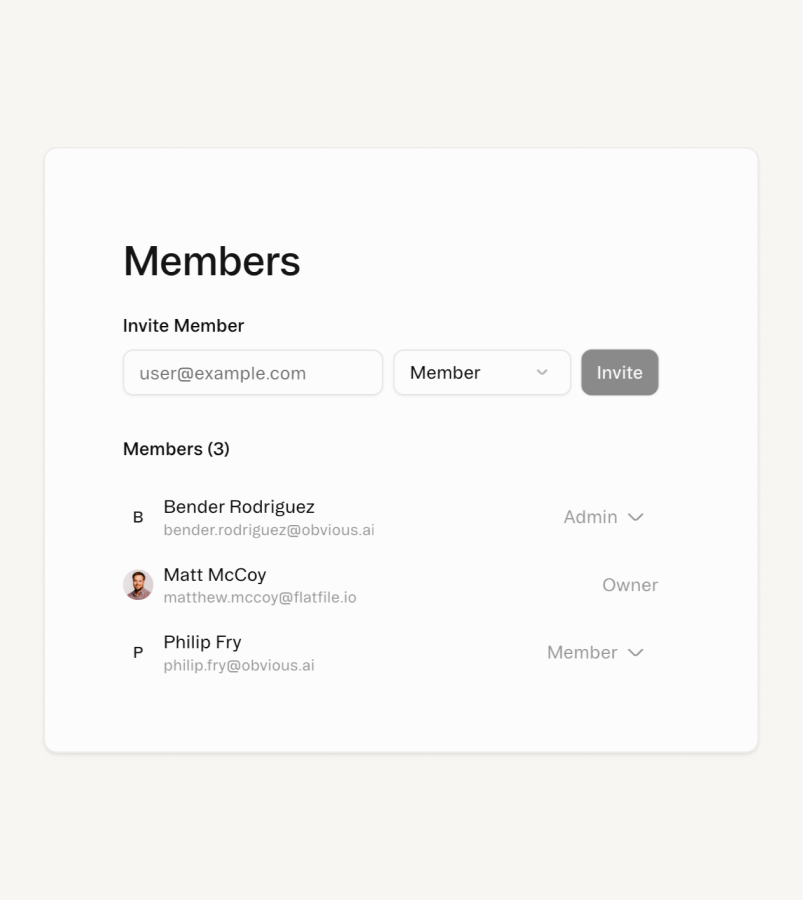 Team & Seat Management